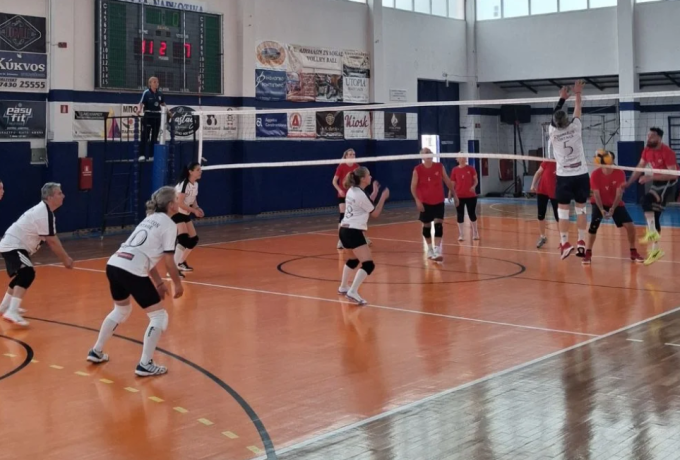 Με επιτυχία πραγματοποιήθηκε το 1ο Μικτό Τουρνουά Παλαιμάχων και Ανενεργών Αθλητών Βόλεϊ στο Ξυλόκαστρο